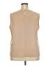 Notations 100% Polyester Tan Sleeveless Blouse Size 2X - photo 2
