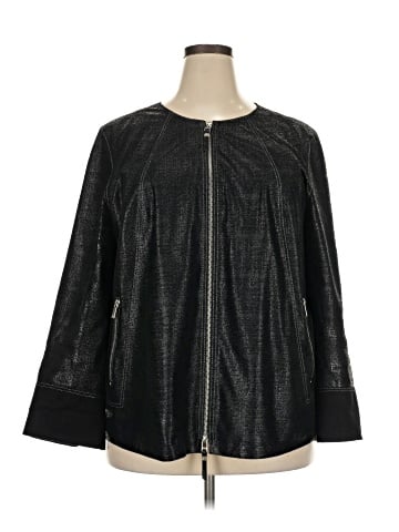 Lafayette 148 New York Leather Jacket (view 1)