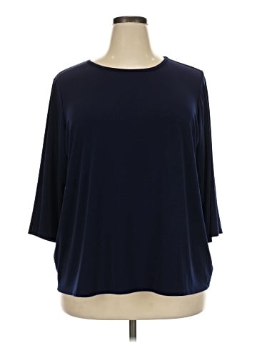 Susan Graver 3/4 Sleeve Top (view 1)