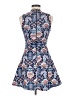 ASOS Paisley Floral White Blue Cocktail Dress Size 6 - photo 2