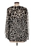 JM Collection Black 3/4 Sleeve Blouse Size L - photo 2
