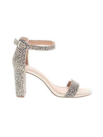 Madewell The Brooke Ankle-Strap Sandal in Spot Dot Calf Hair (view 1)
