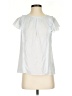 Brooks Brothers 100% Polyester White Short Sleeve Blouse Size 4 - photo 1