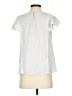 Brooks Brothers 100% Polyester White Short Sleeve Blouse Size 4 - photo 2