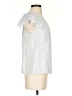 Brooks Brothers 100% Polyester White Short Sleeve Blouse Size 4 - photo 4