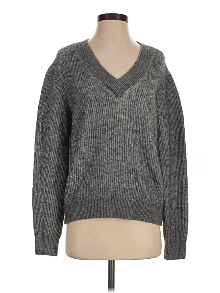Pre-owned Nordstrom Pullover Sweater In Gray