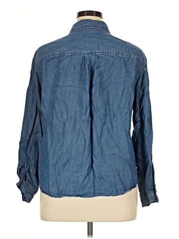 Sharagano Long Sleeve Button-Down Shirt (view 2)