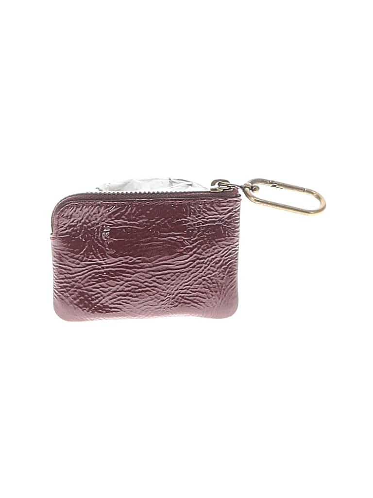 Pre-owned Madewell Coin Purse In Burgundy