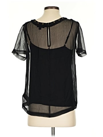 Ella Moss Short Sleeve Silk Top (view 2)