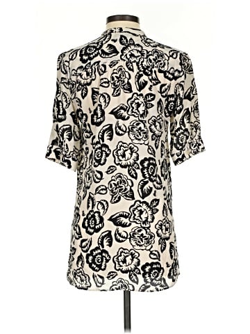 Tucker Short Sleeve Silk Top (view 2)