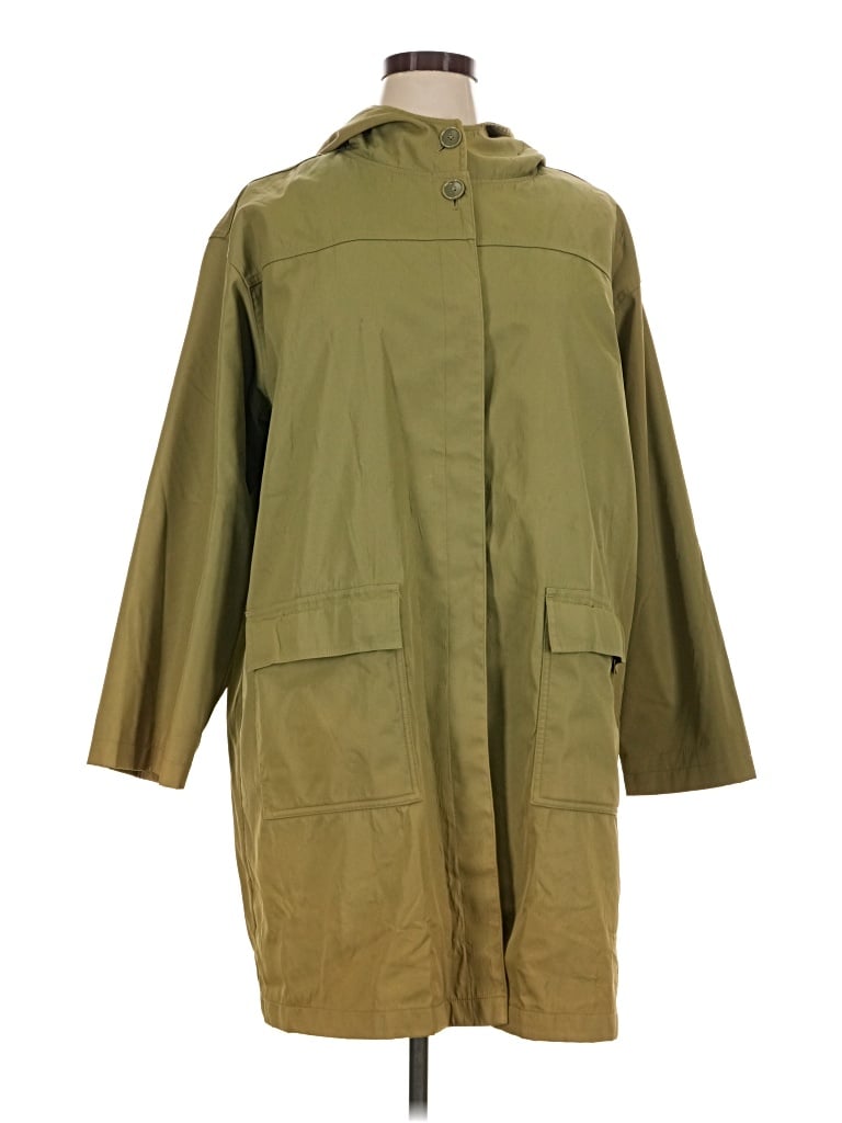 Pre-owned L.l.bean Raincoat In Green