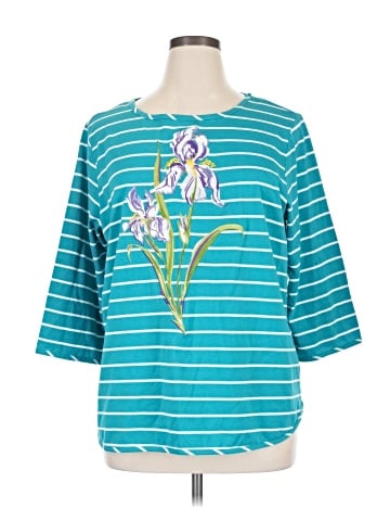 Bob Mackie 3/4 Sleeve T-Shirt (view 1)