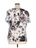 Notations 100% Polyester Silver Short Sleeve Blouse Size XL - photo 2