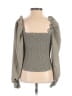 ASTR The Label 100% Polyester Gray 3/4 Sleeve Blouse Size S - photo 2