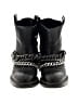 Zara Solid Silver Black Ankle Boots Size EU 35 - photo 2