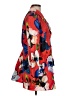 Escada 100% Cupro Print Red Jacket Size EU 40 / US 10 - photo 4