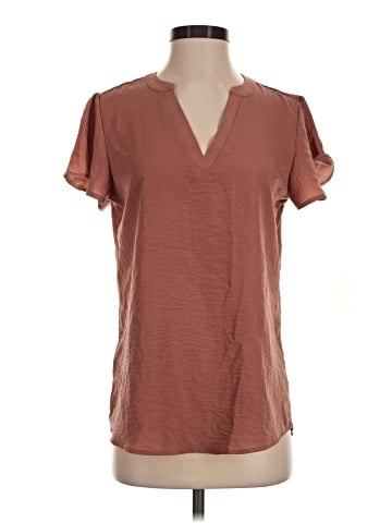 Maurices Short Sleeve Blouse (view 1)