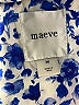 Maeve Blue Short Sleeve Blouse Size M - photo 7