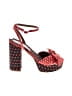 Tabitha Simmons Polka Dots Red Heels Size EU 37 - photo 1