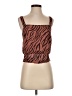 ASTR The Label 100% Polyester Brown Sleeveless Blouse Size S - photo 1