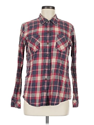 Natural Reflections Long Sleeve Button-Down Shirt (view 1)