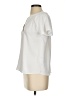 Olive and Oak 100% Polyester Ivory Short Sleeve Blouse Size S - photo 5
