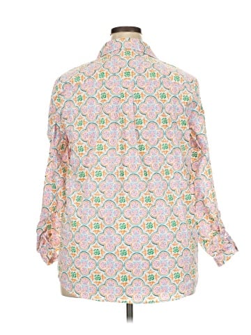 Kim Rogers 3/4 Sleeve Button-Down Shirt (view 2)