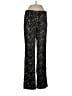 Etcetera 100% Polyester Paisley Black Casual Pants Size 10 - photo 1