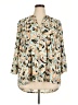 Notations Teal 3/4 Sleeve Blouse Size 3X - photo 1