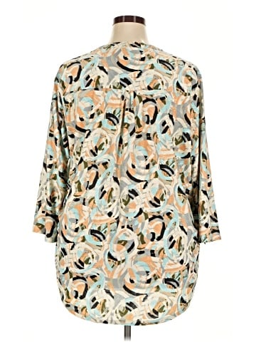Notations 3/4 Sleeve Blouse (view 2)
