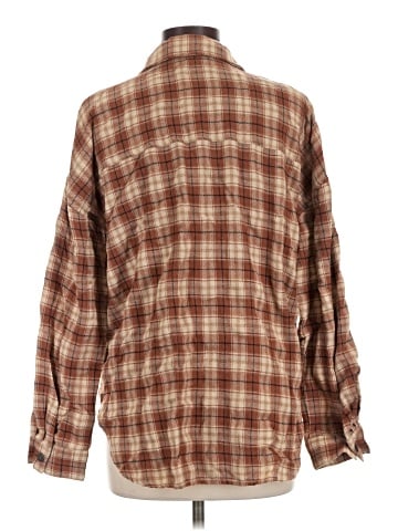 Hem & Thread Long Sleeve Button-Down Shirt (view 2)