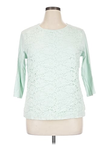Croft & Barrow 3/4 Sleeve Top (view 1)