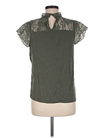 Cable & Gauge Short Sleeve Blouse (view 2)