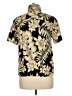 August Silk Tropical Tan Short Sleeve Button-Down Shirt Size M - photo 2