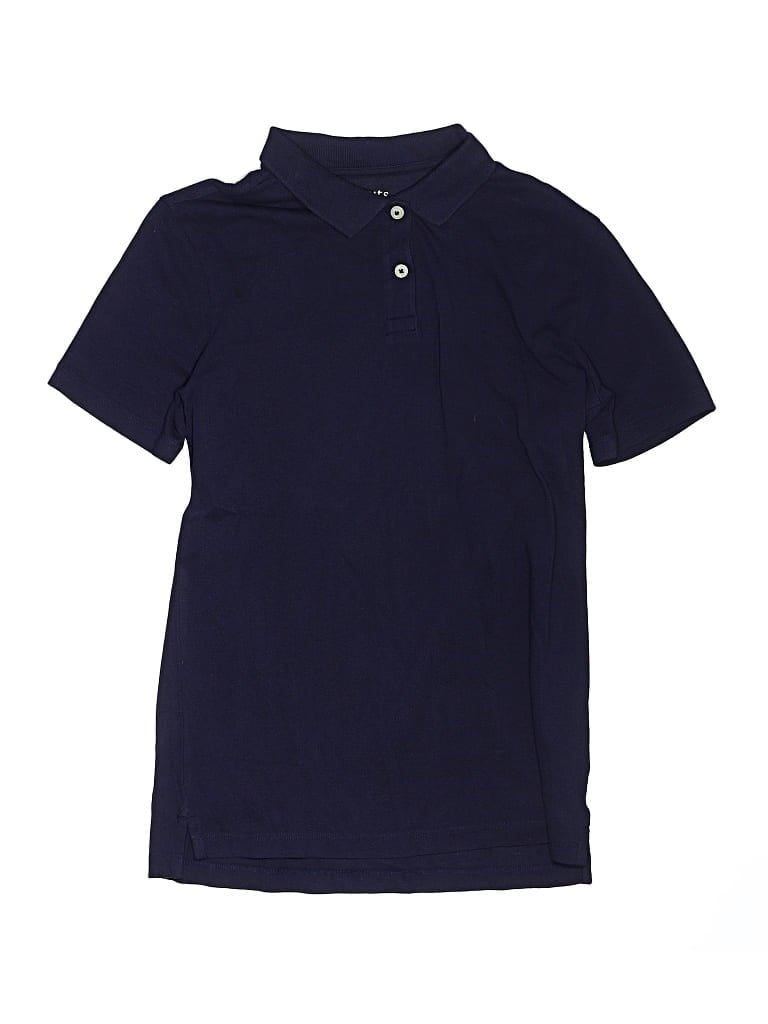 Pre-owned Crewcuts Kids' Short Sleeve Top Blue Tops