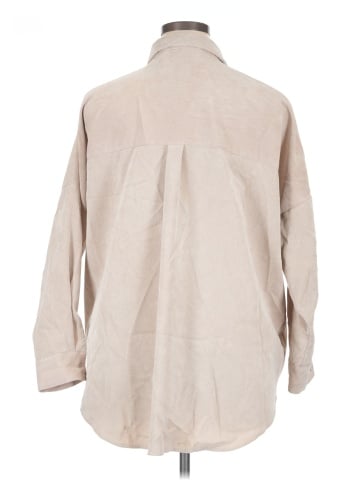 Zara Basic 3/4 Sleeve Button-Down Shirt (view 2)