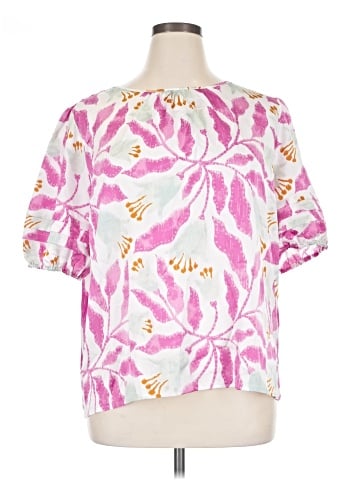 Ann Taylor Factory Short Sleeve Blouse (view 1)