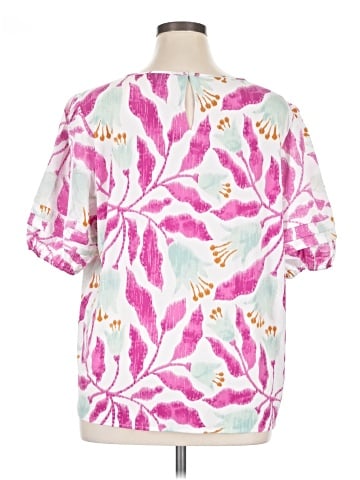Ann Taylor Factory Short Sleeve Blouse (view 2)
