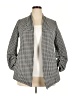 Alfani Houndstooth Gray Blazer Size 0X - photo 1