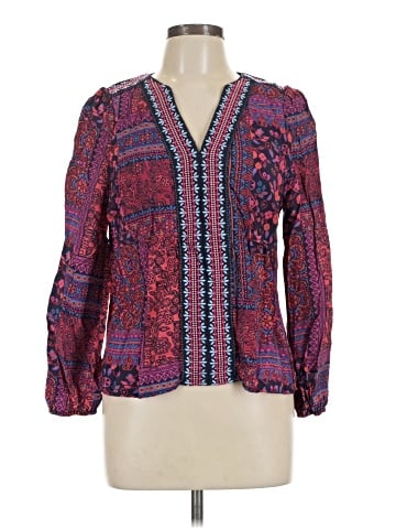 Skies Are Blue Long Sleeve Blouse (view 1)