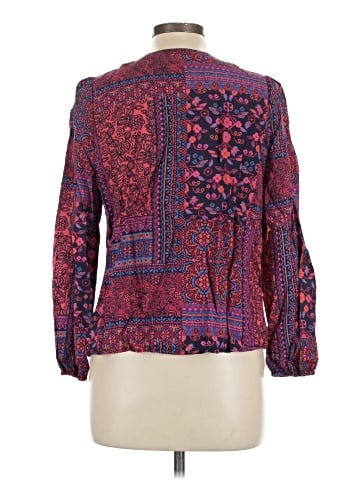 Skies Are Blue Long Sleeve Blouse (view 2)