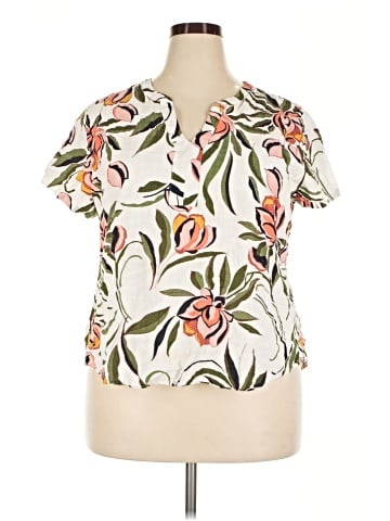 Van Heusen Short Sleeve Blouse (view 1)