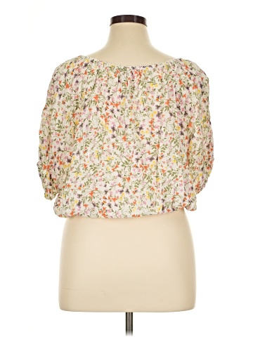 Rose + Olive 3/4 Sleeve Blouse (view 2)