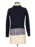 Joseph Plaid Blue Wool Pullover Sweater Size XS - photo 1
