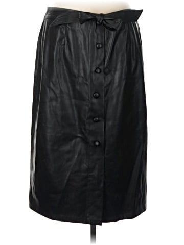 Cato Faux Leather Skirt (view 1)