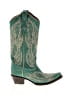 Circle G Teal Boots Size 6 - photo 1