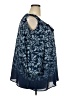 Catherines Blue 3/4 Sleeve Blouse Size 2XWP - photo 4