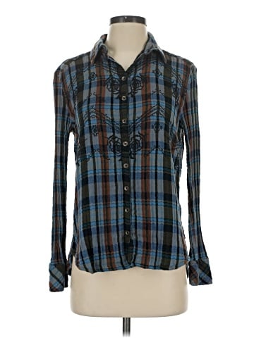 Free People Long Sleeve Button-Down Shirt (view 1)
