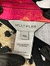 MULTIPLES Animal Print Black 3/4 Sleeve Blouse Size XL (petite) - photo 7
