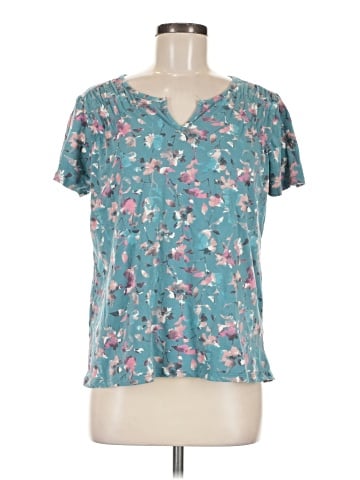 Nicole Miller Short Sleeve Henley (view 1)